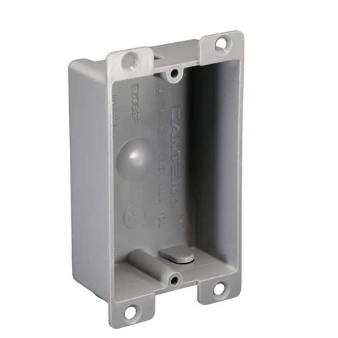 shallow electrical outlet box dimensions|shallow surface mount outlet box.